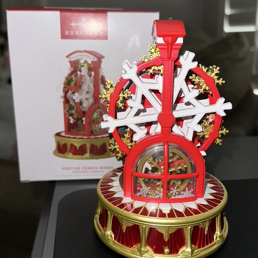 Hallmarks Keepsake Festive Ferris Wheel Christmas Carnival 2022